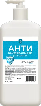 Гель Sparrow дезинфицирующий (флакон с дозатором 1000 мл)