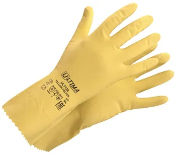 Перчатки латексные "Yellow Helper" (0.4 мм)