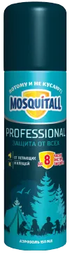 Mosquitall – Аэрозоль «Профессиональная защита» от всех 150 мл